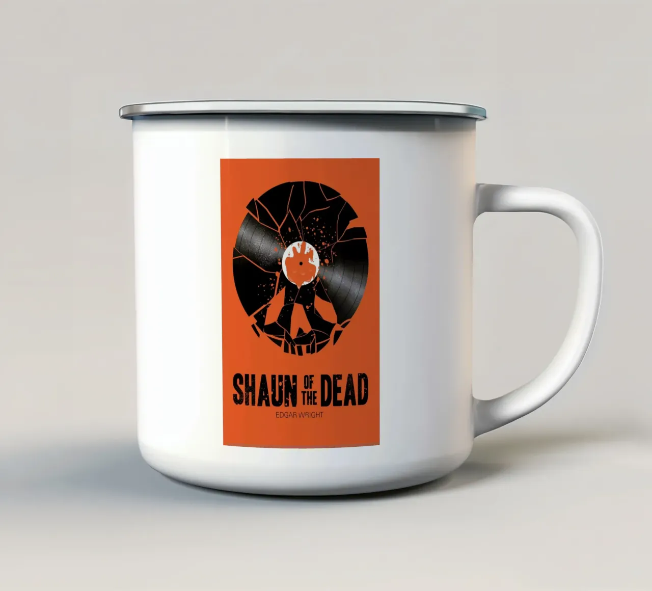 Shaun tazza in smalto da Chris Wharton