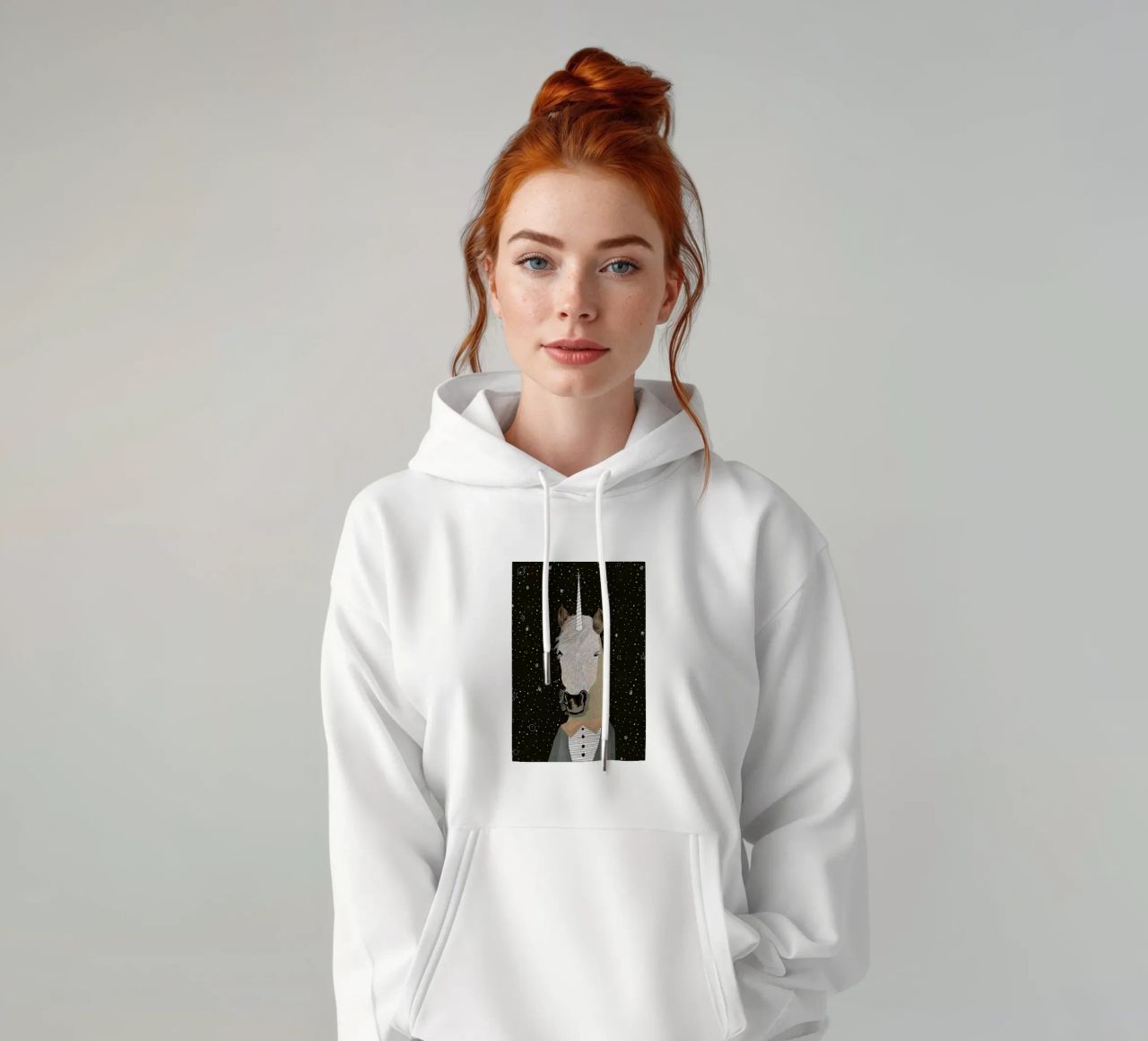 Unicorn felpa con cappuccio da Amalia Restrepo