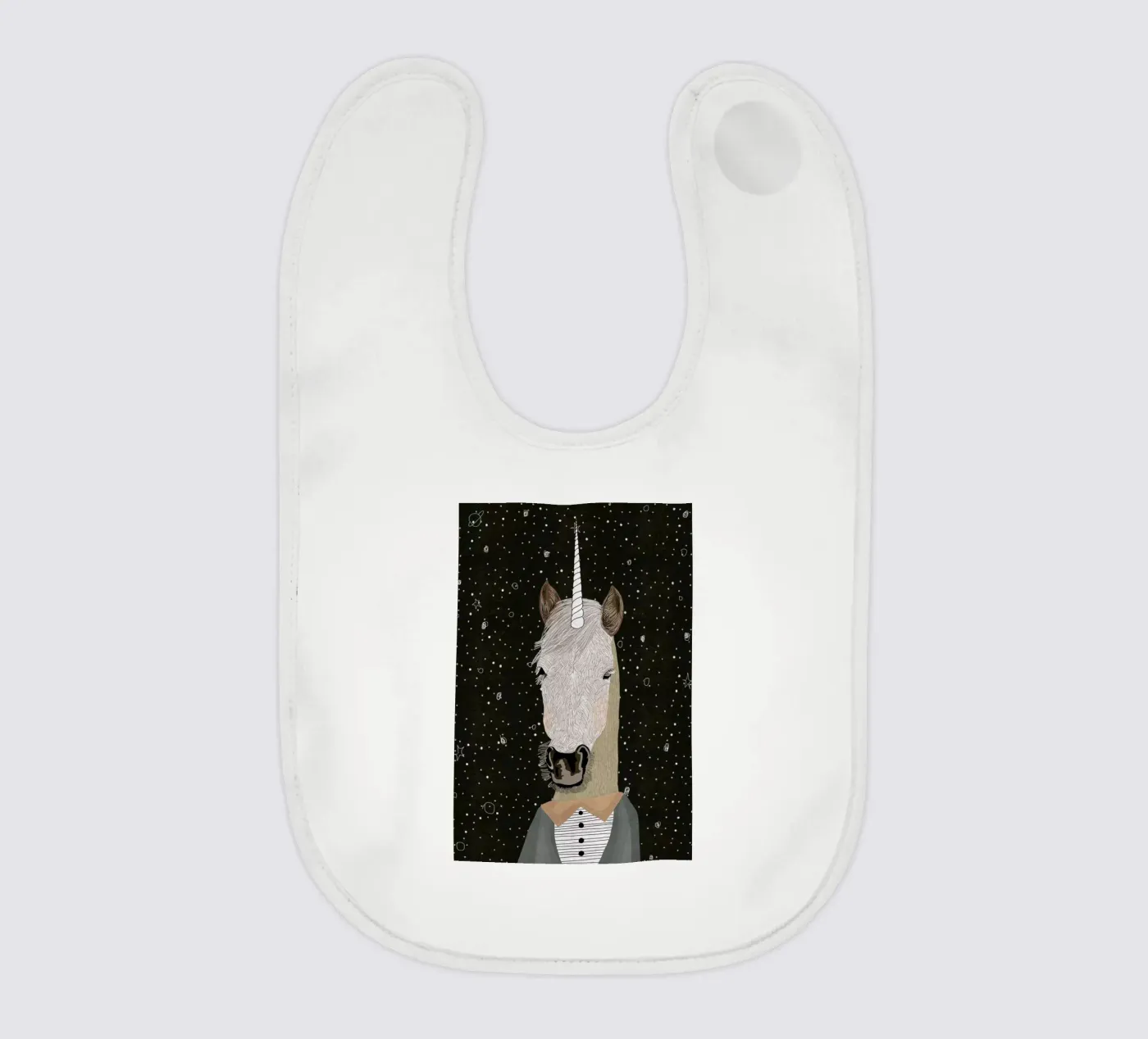 Unicorn Babylätzchen von Amalia Restrepo