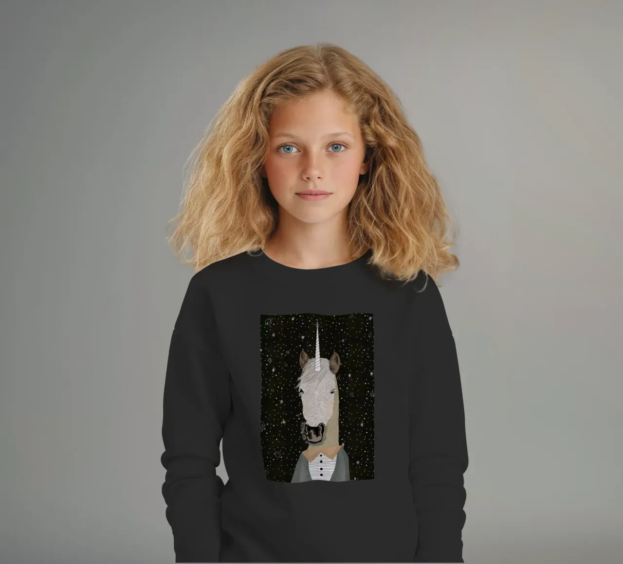 Unicorn felpa bambino da Amalia Restrepo