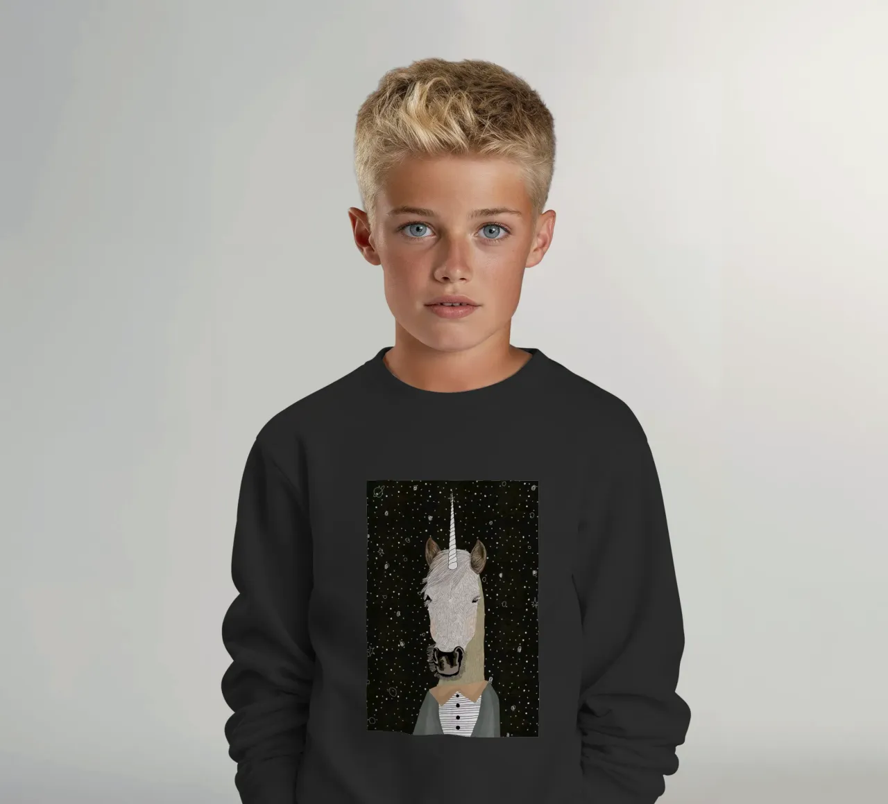 Unicorn felpa bambino da Amalia Restrepo