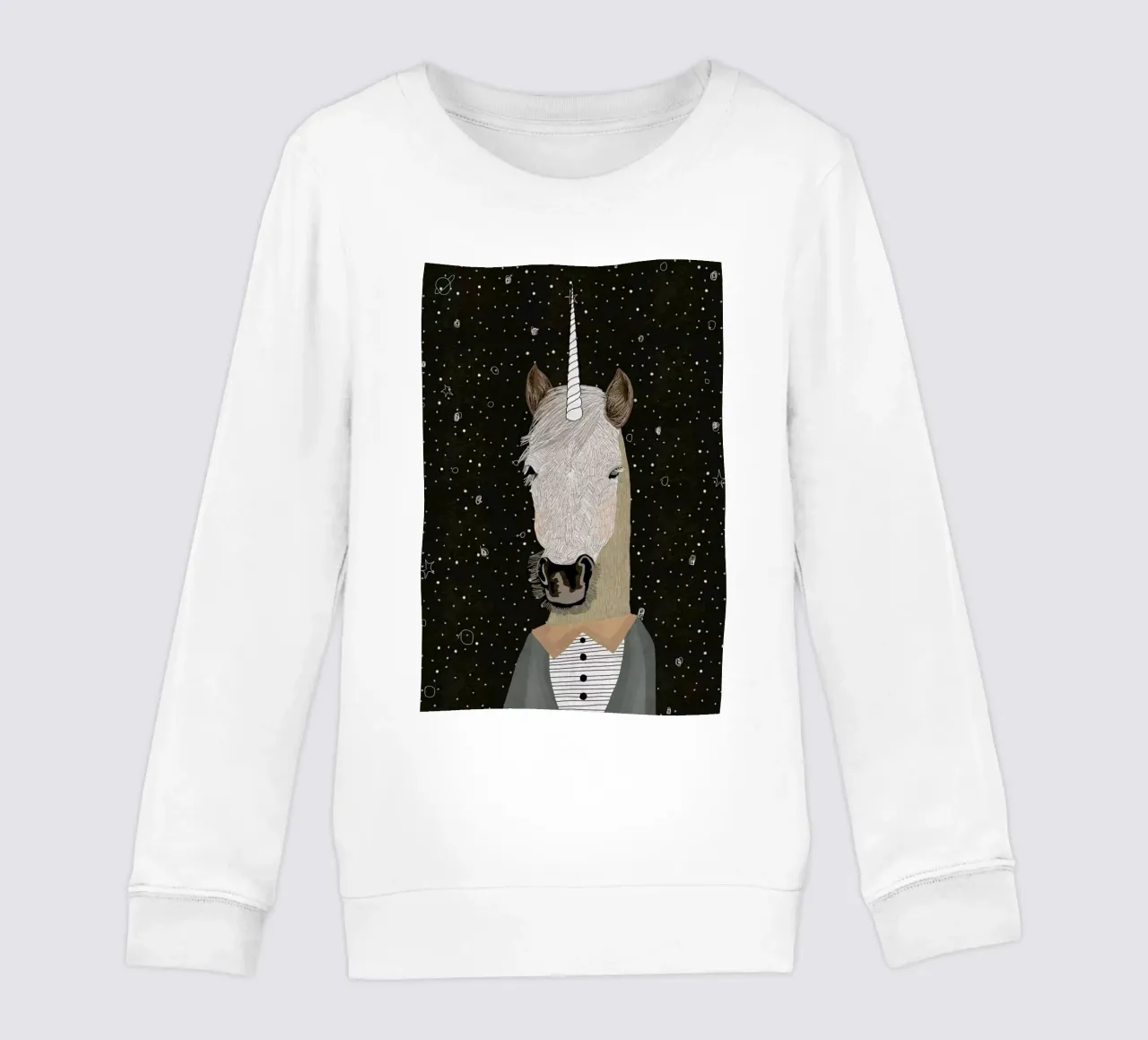 Unicorn felpa bambino da Amalia Restrepo