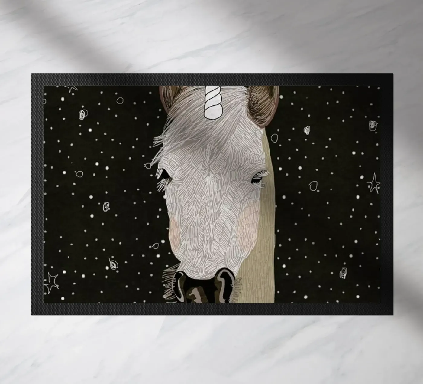 Unicorn Fußmatte von Amalia Restrepo