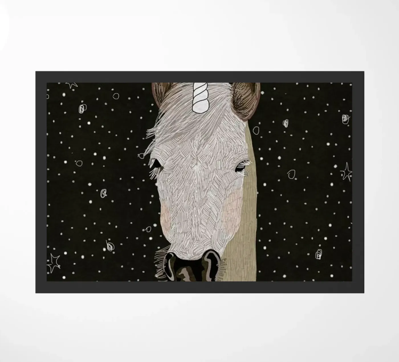 Unicorn Fußmatte von Amalia Restrepo