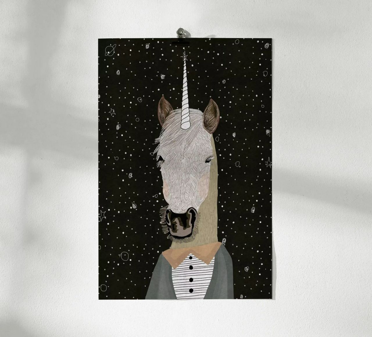 Unicorn Poster von Amalia Restrepo