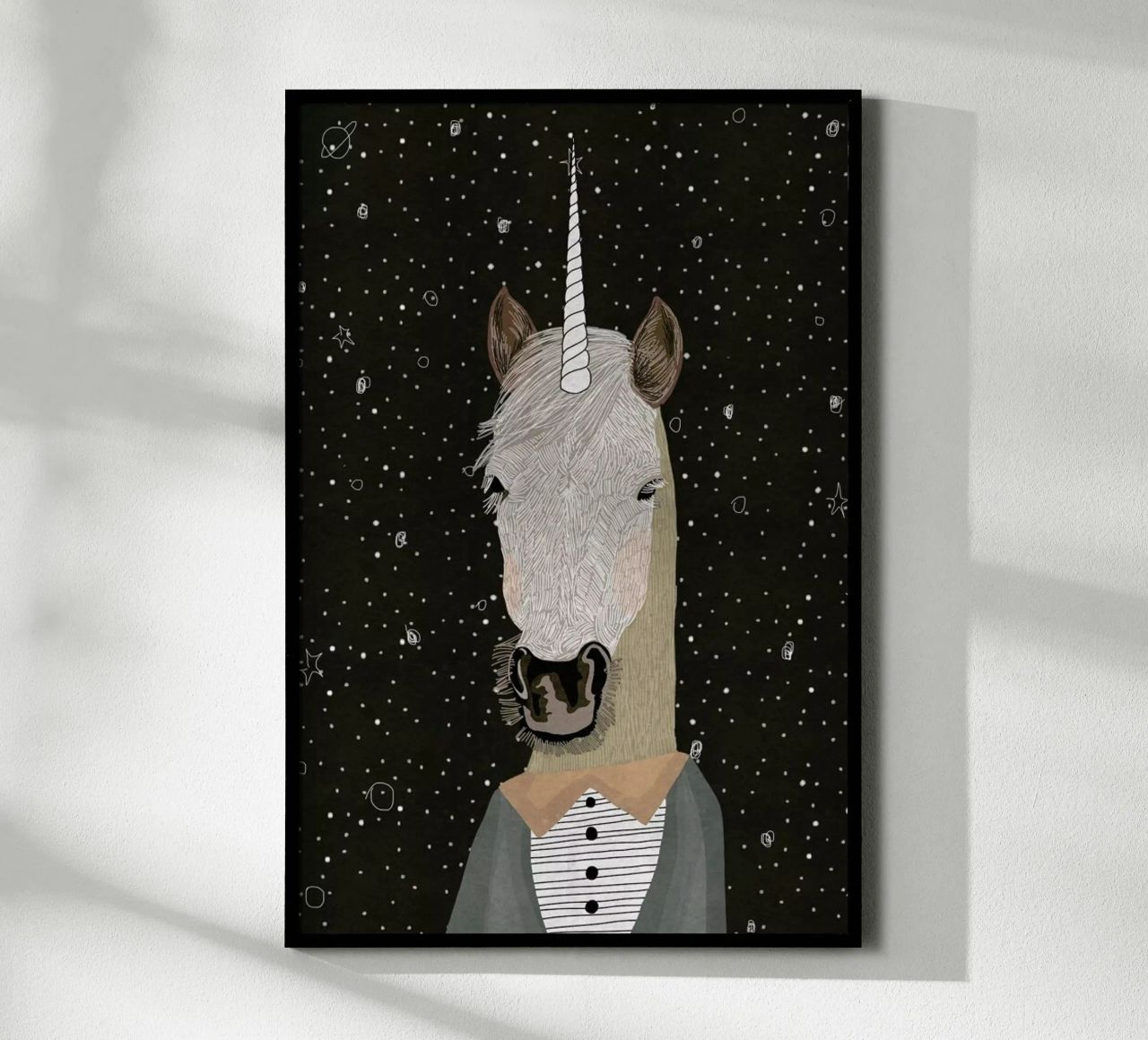 Unicorn Poster von Amalia Restrepo