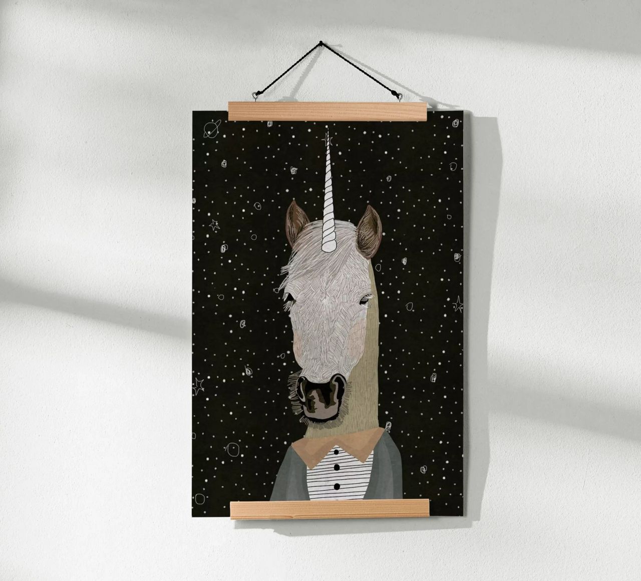 Unicorn Poster von Amalia Restrepo