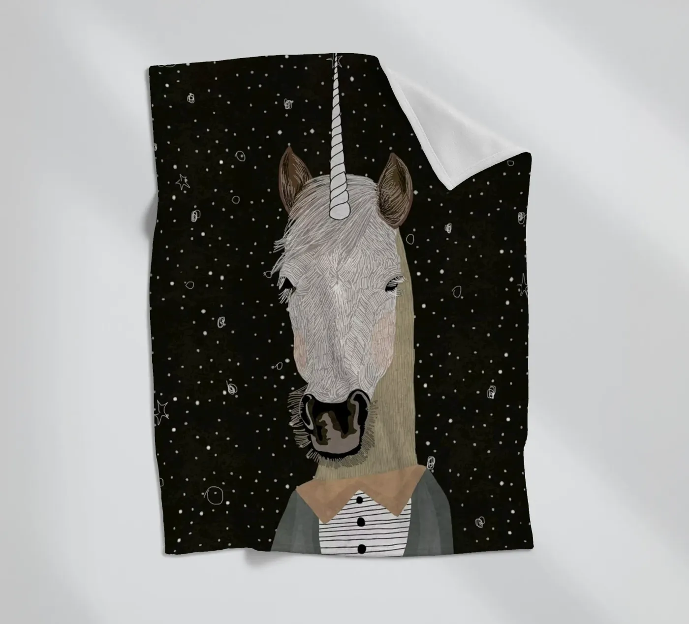 Unicorn Fleecedecke von Amalia Restrepo