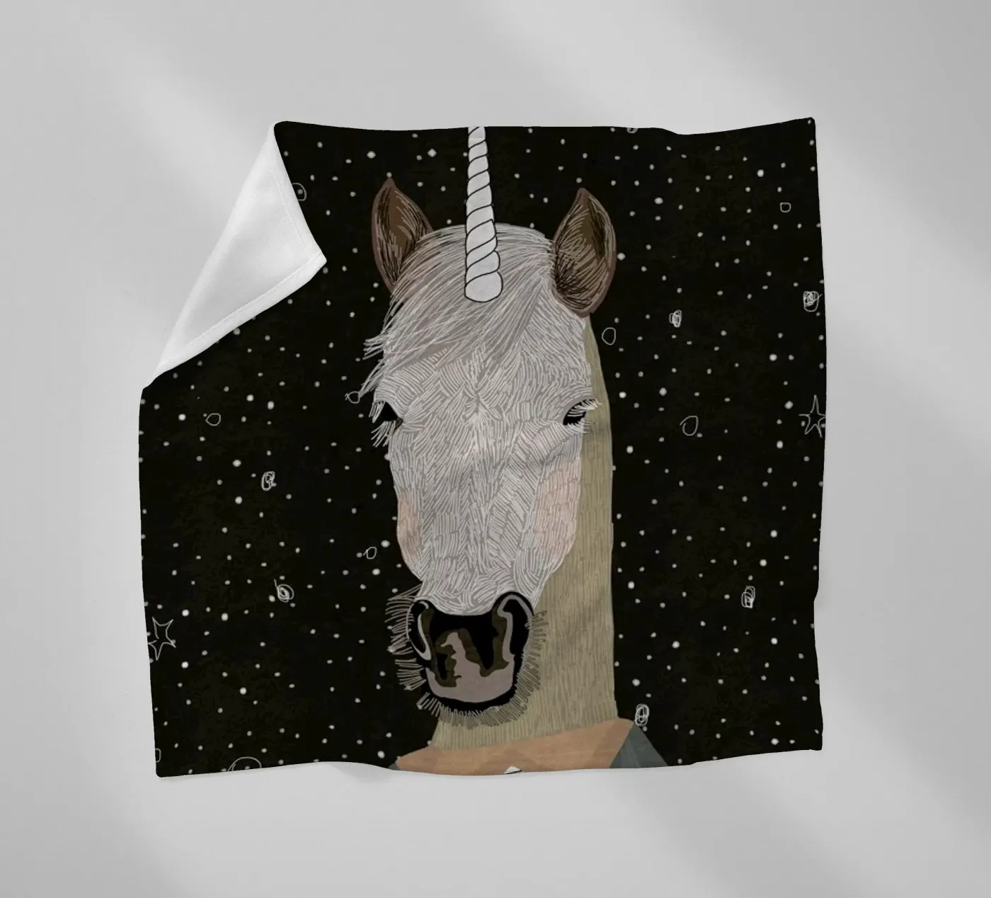 Unicorn Fleecedecke von Amalia Restrepo