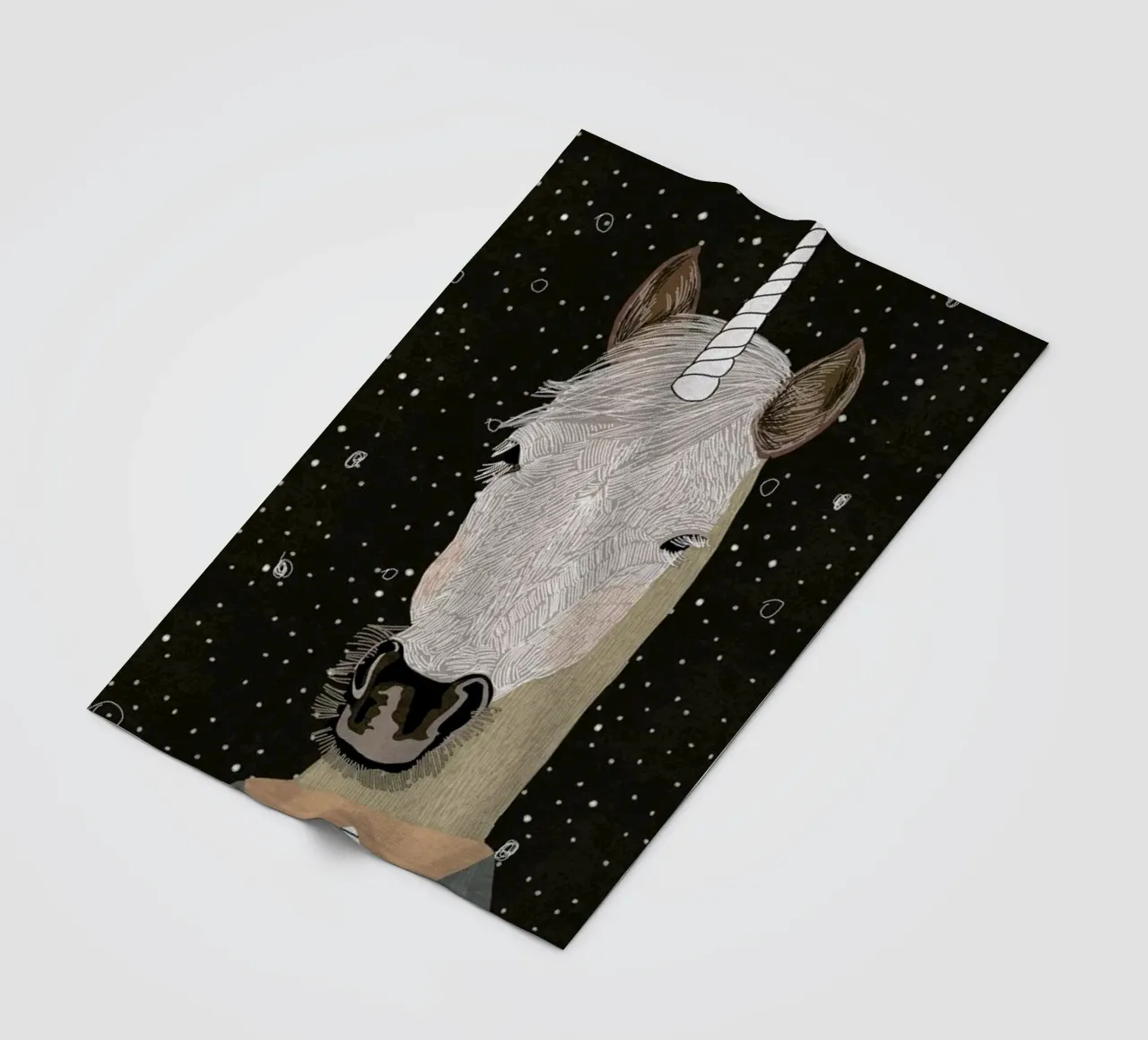 Unicorn coperta in pile da Amalia Restrepo