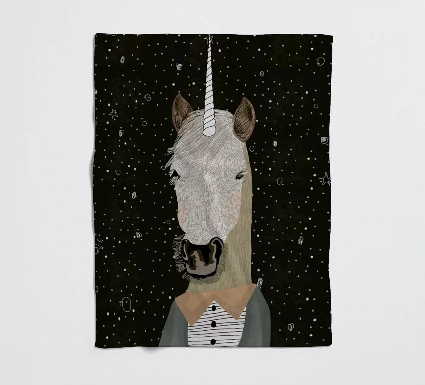 Unicorn Fleecedecke von Amalia Restrepo