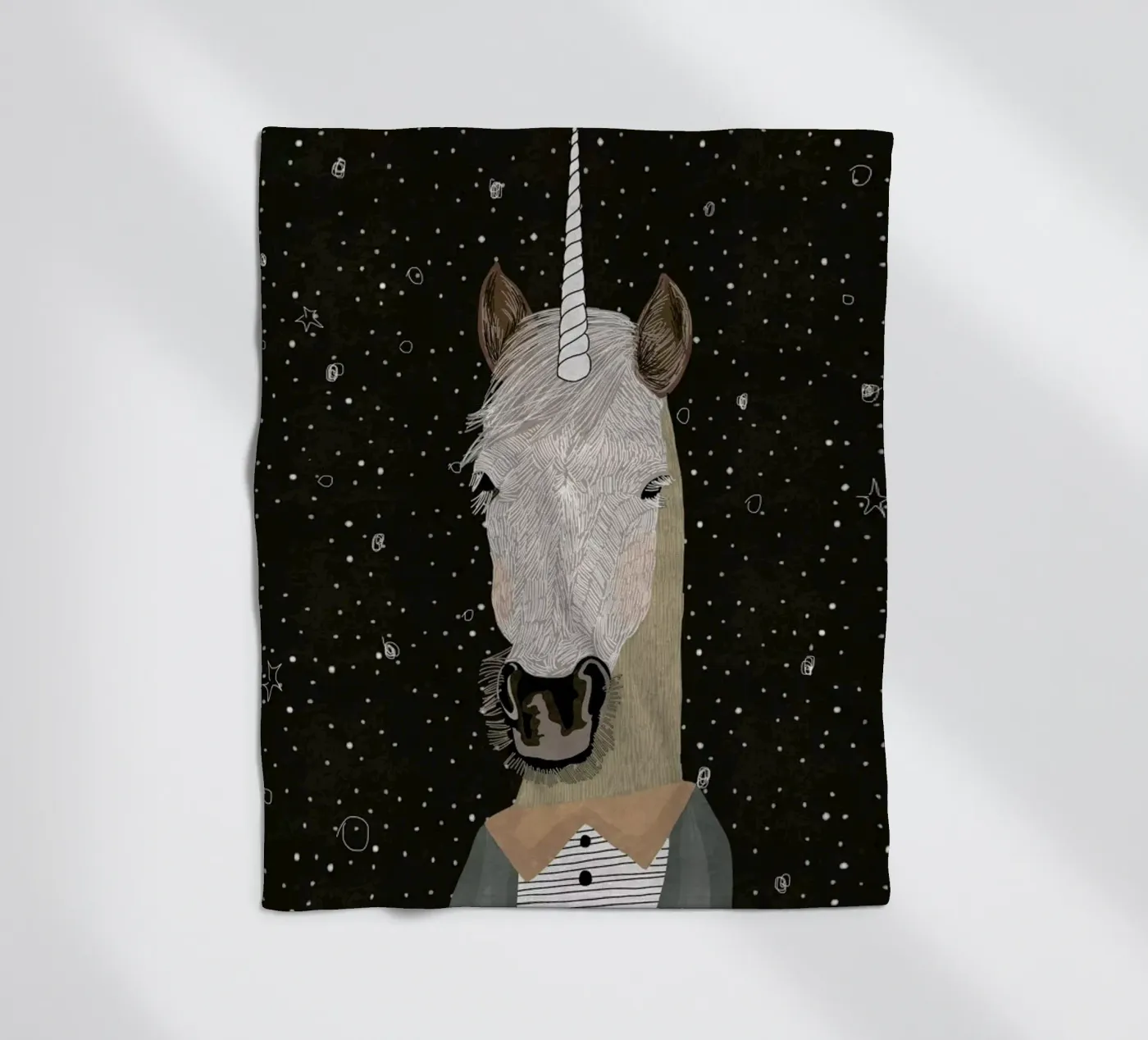 Unicorn Fleecedecke von Amalia Restrepo
