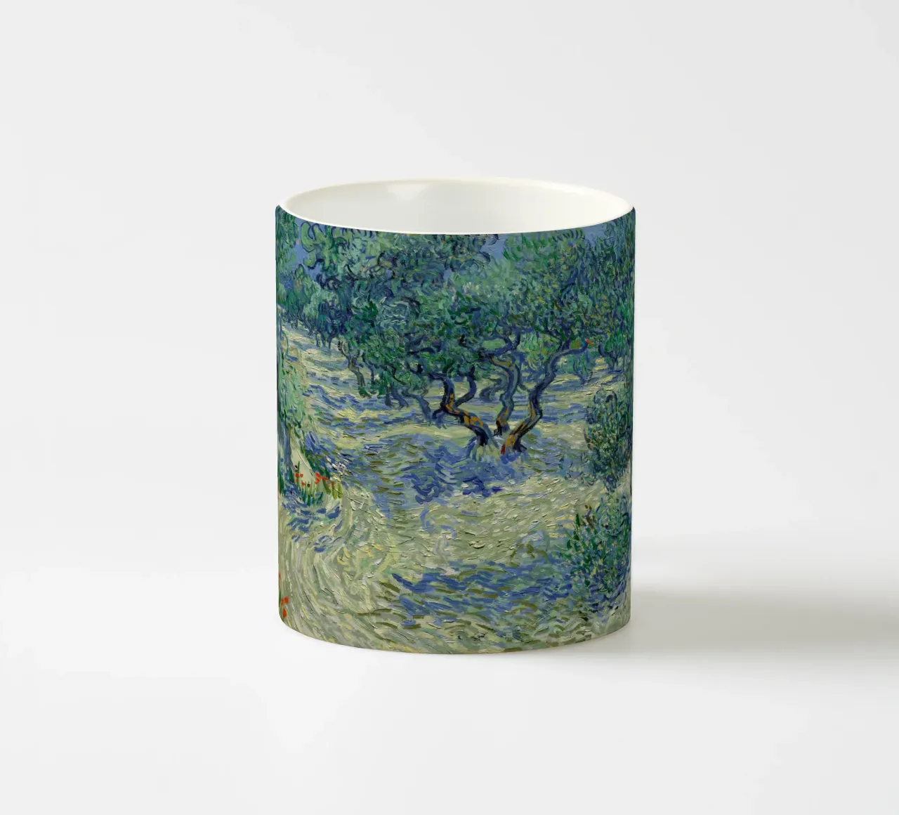 Vincent van Gogh - Frutteto di ulivi tazza in ceramica da Timeless Artworks