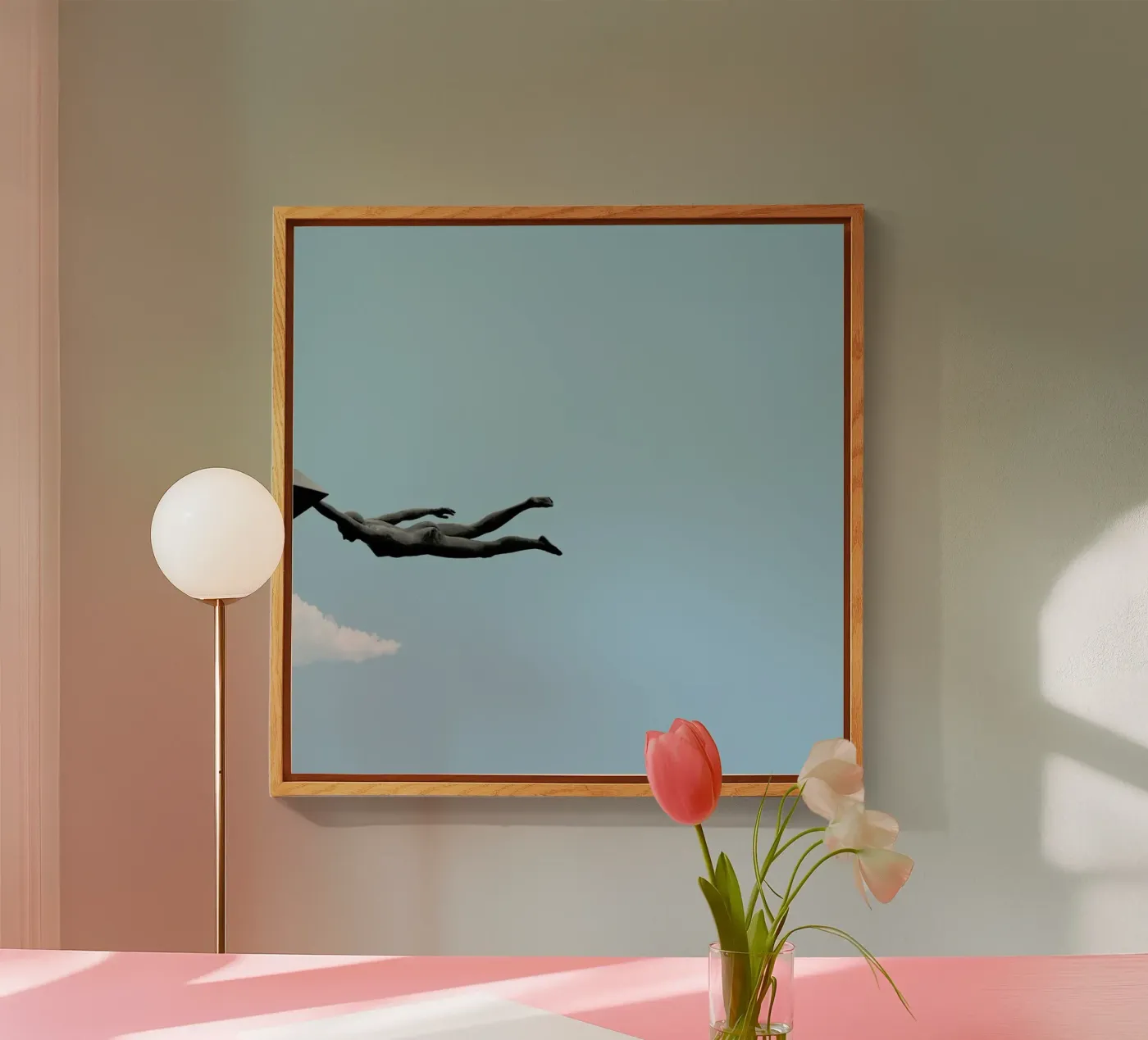 Hey Acryl-Glas von Rafael Burato