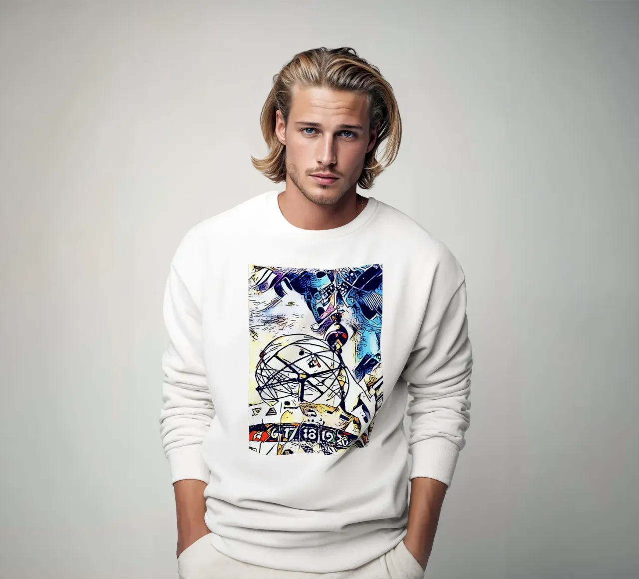 Kandinsky y Berlín #3 sudadera de ZAMART