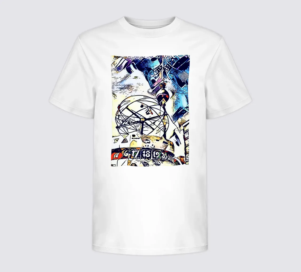 Kandinsky trifft Berlin #3 Kinder T-Shirt von ZAMART