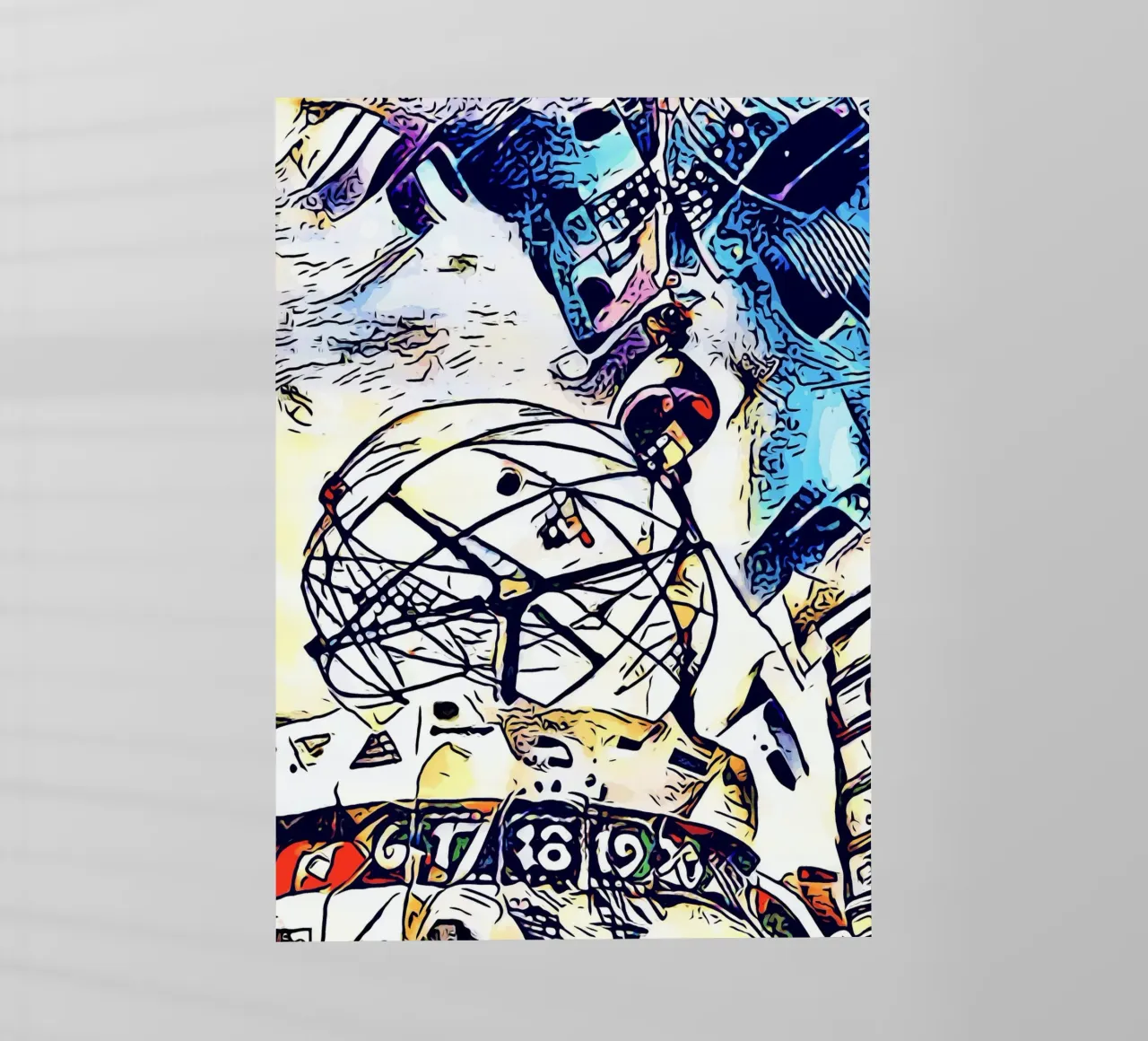 Kandinsky incontra Berlino #3 pellicola backlit da ZAMART