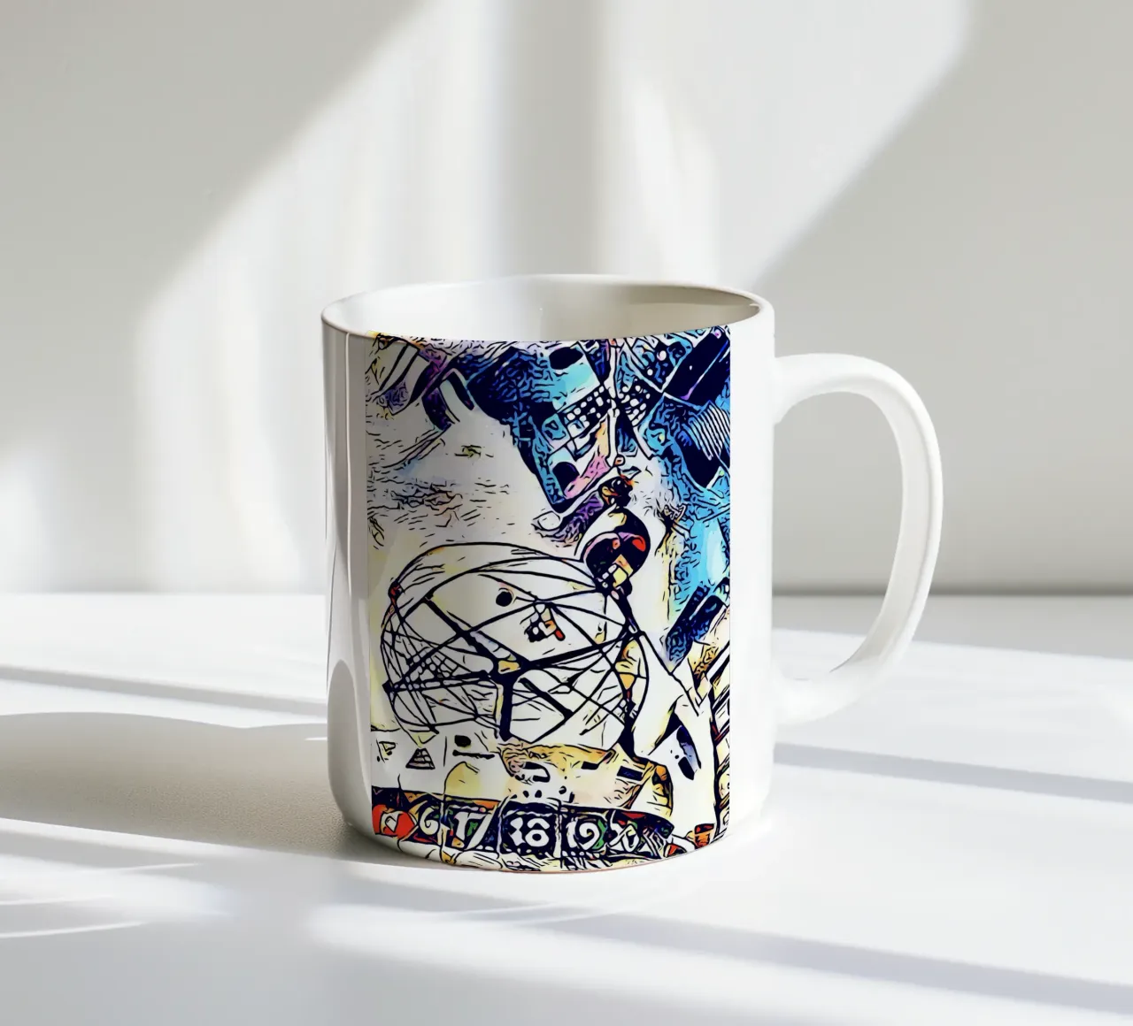 Kandinsky incontra Berlino #3 tazza in ceramica da ZAMART