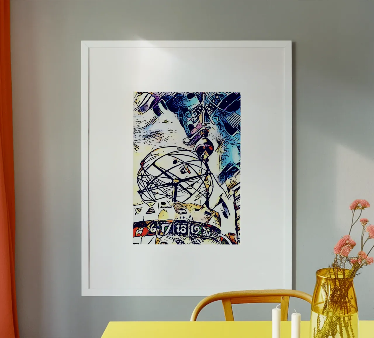 Kandinsky incontra Berlino #3 carta hahnemühle da ZAMART
