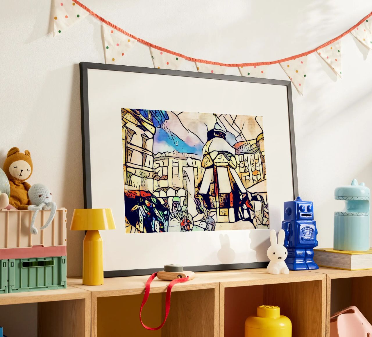 Kandinsky meets Copenhagen #5 poster by ZAMART