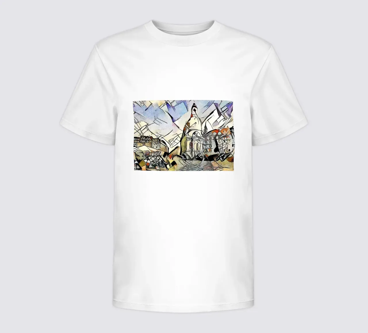 Kandinsky rencontre Dresde #2 t-shirt enfant de ZAMART