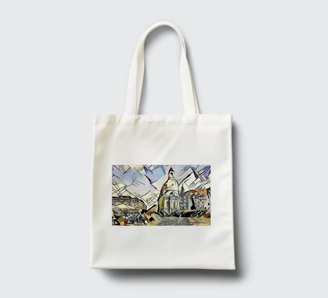 Kandinsky meets Dresden #2 tote bag by ZAMART