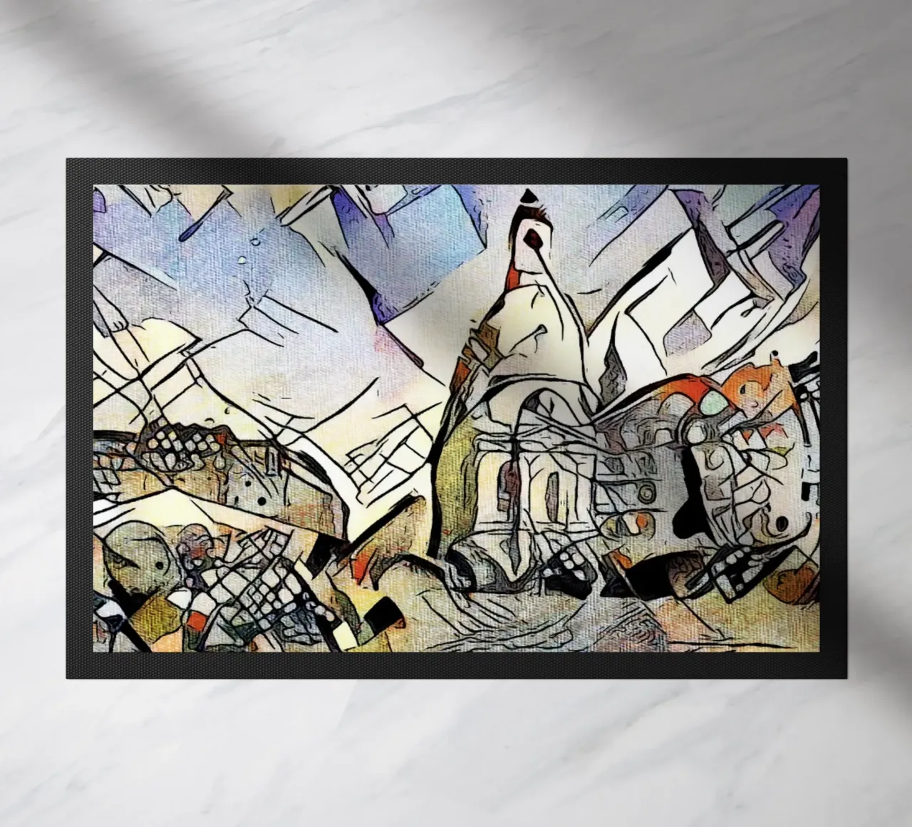 Kandinsky incontra Dresda #2 zerbino da ZAMART