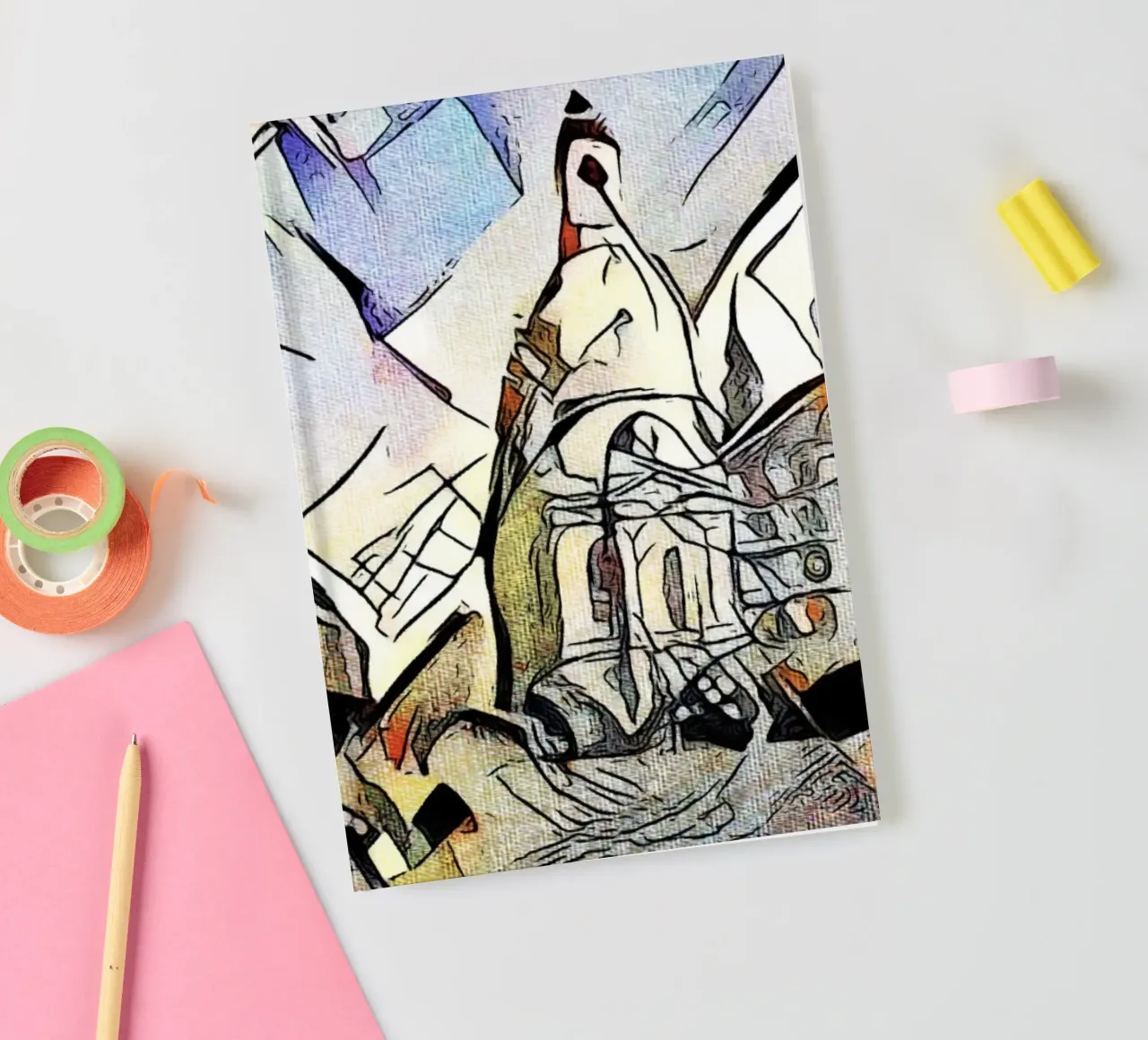 Kandinsky meets Dresden #2 notebook by ZAMART