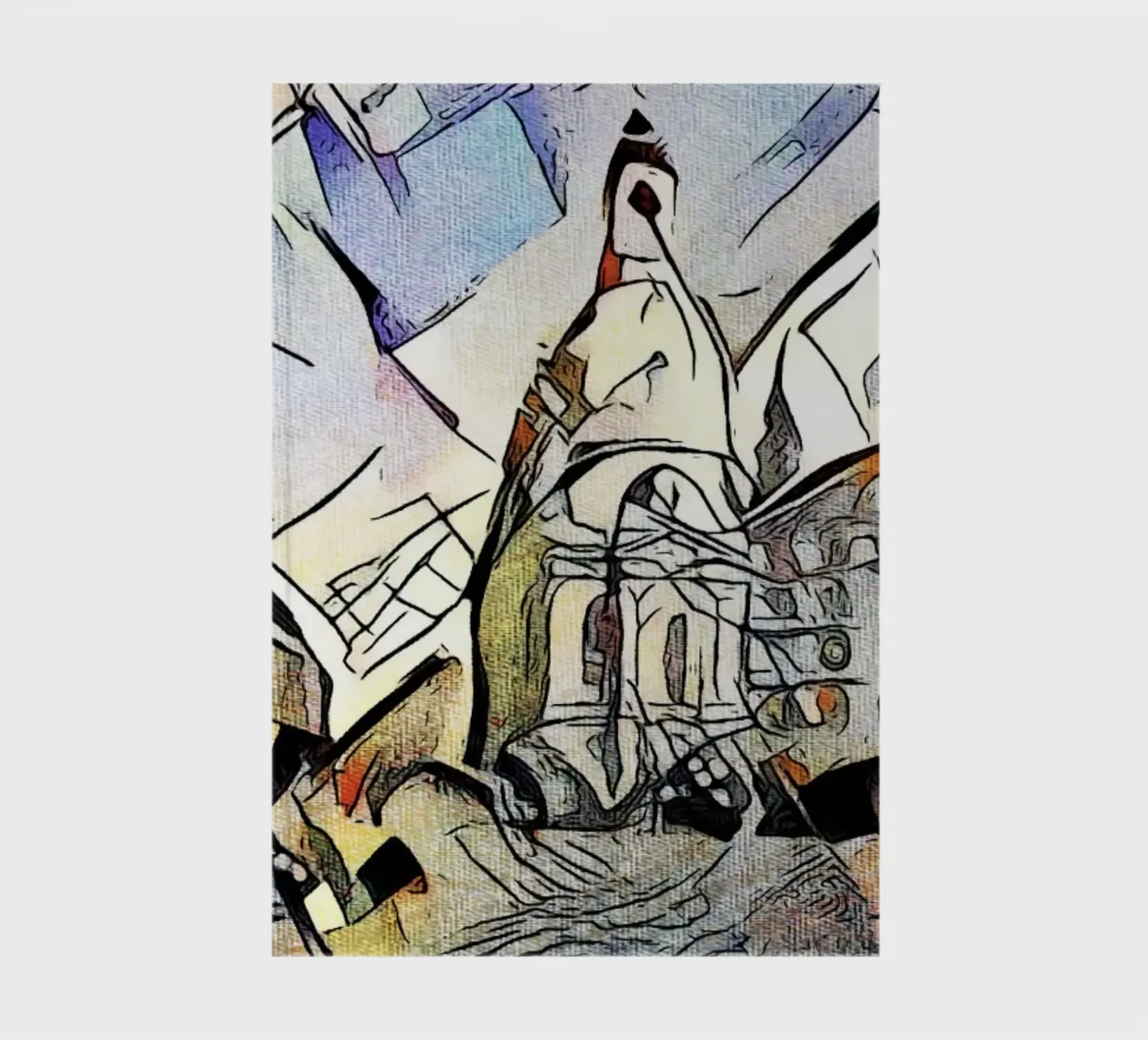 Kandinsky meets Dresden #2 notebook by ZAMART