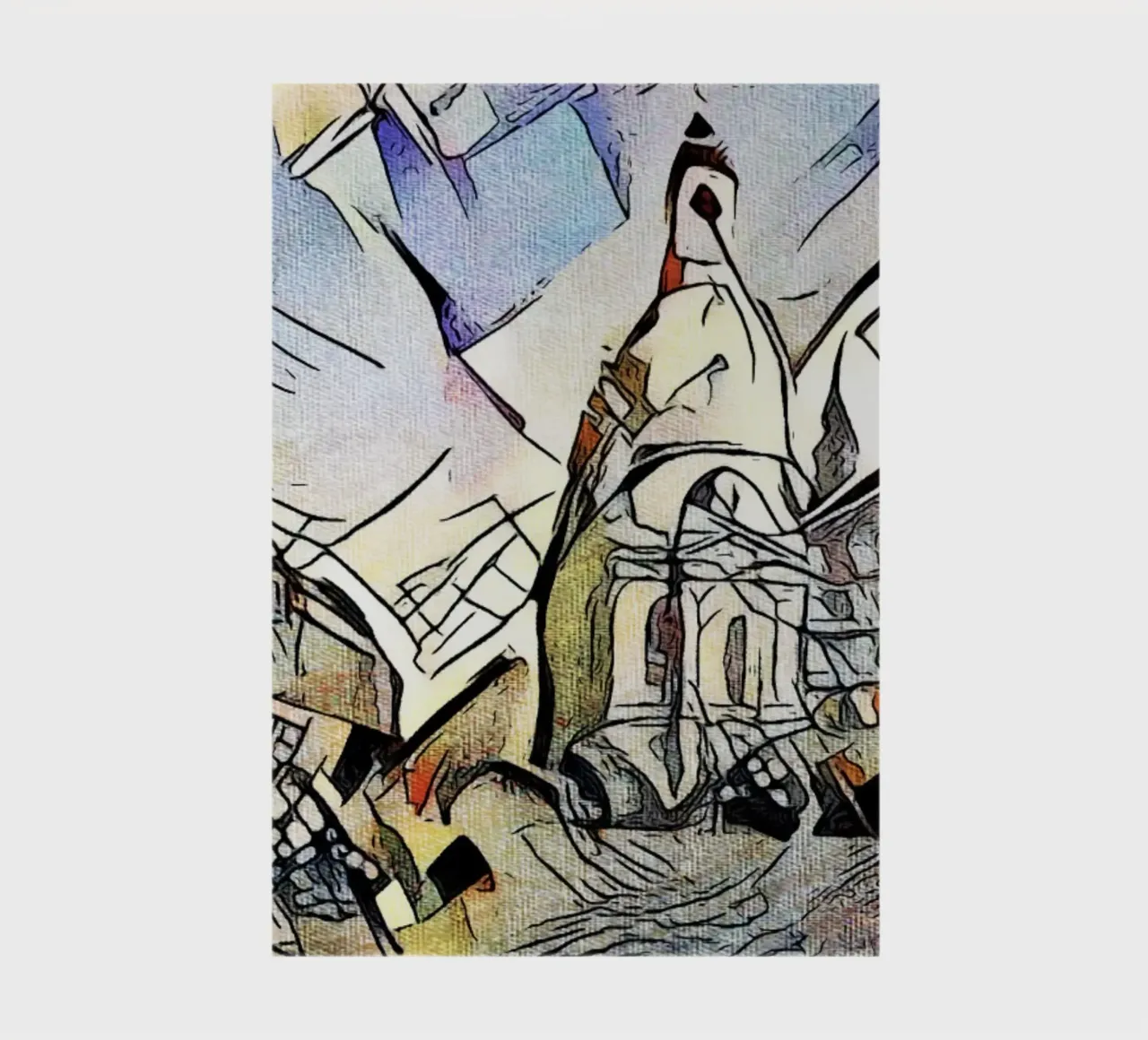 Kandinsky meets Dresden #2 notebook by ZAMART