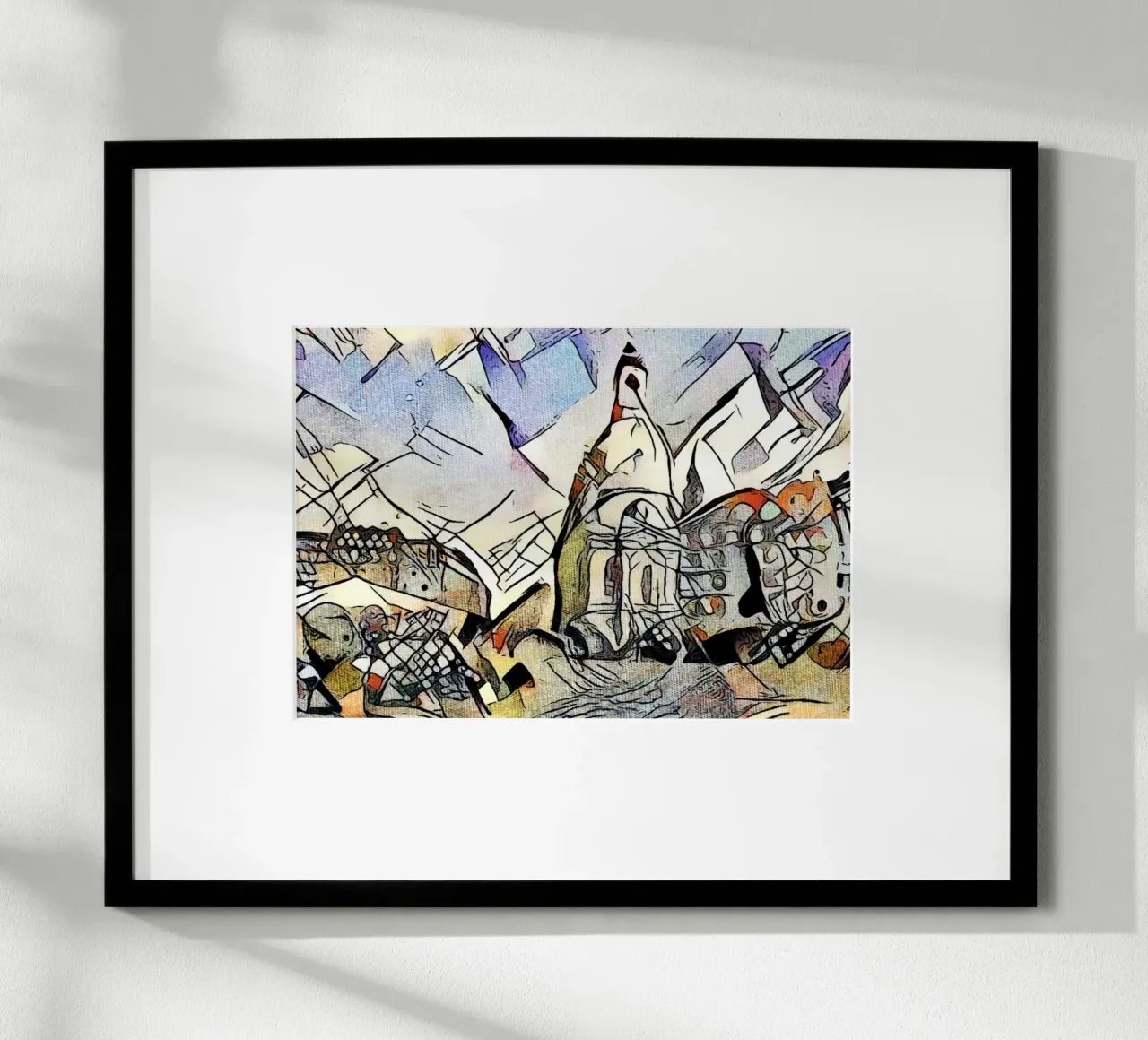 Kandinsky incontra Dresda #2 carta hahnemühle da ZAMART