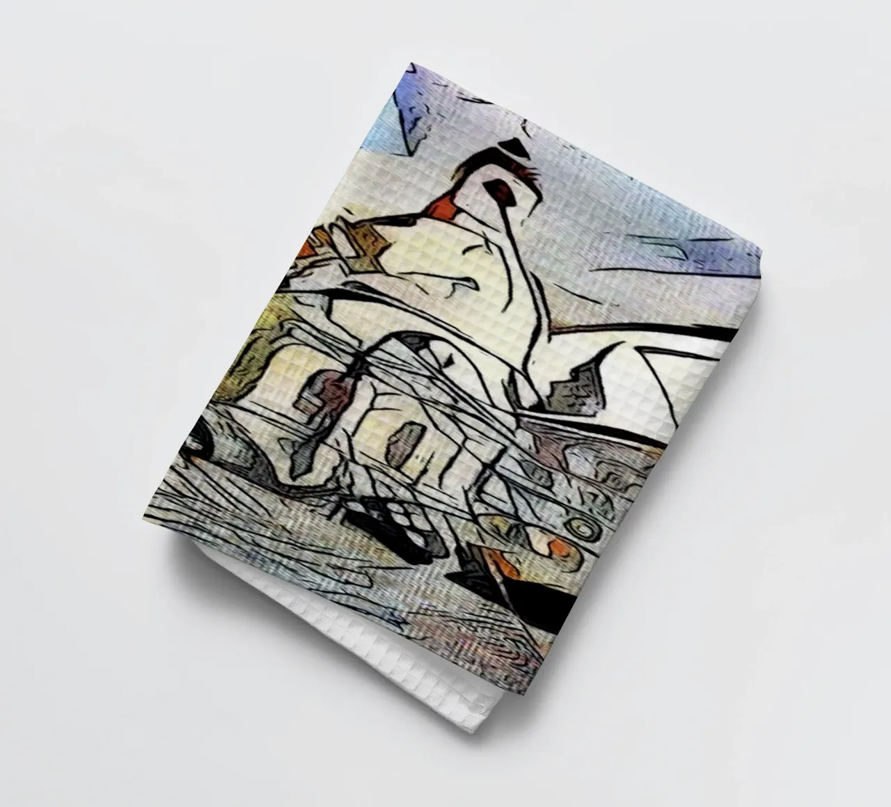 Kandinsky incontra Dresda #2 canovaccio da cucina da ZAMART