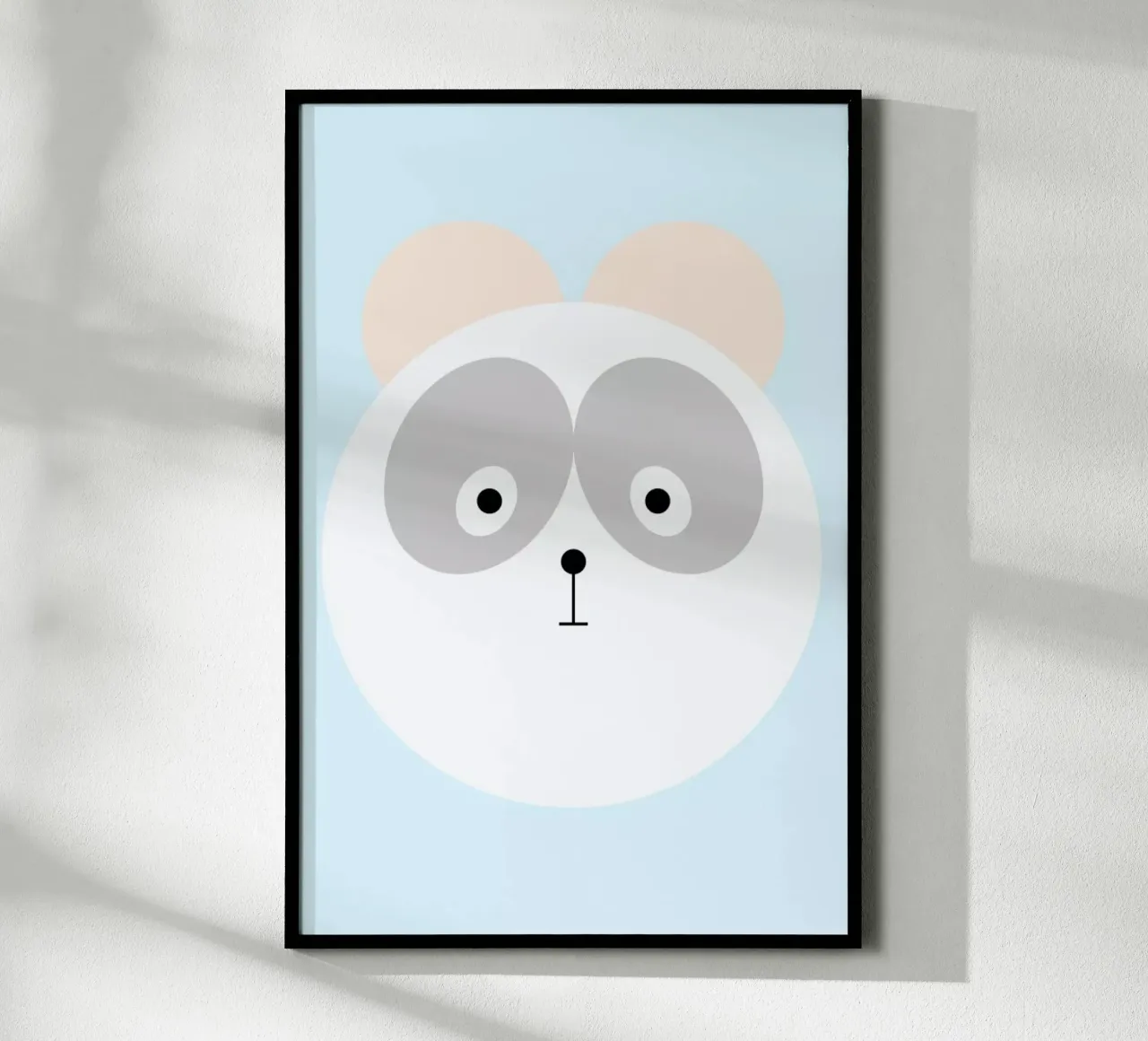 Elton the Panda poster con telaio in plastica da Marx & Croft