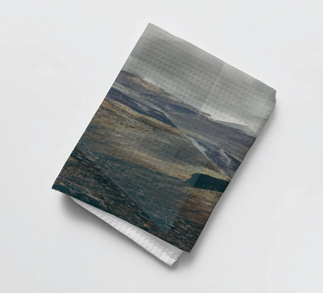 Mania Landscapes Scattered 4 Nevado del Ruiz (Colombia) torchon de Mania Print Collection