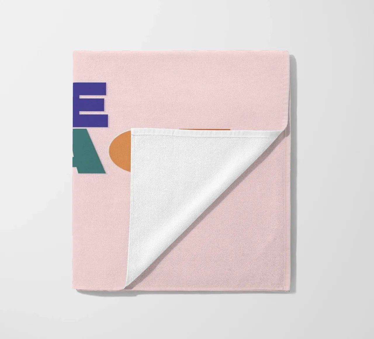 This Must Be The Place – Retro Chunky Typography Print telo mare da showmemars