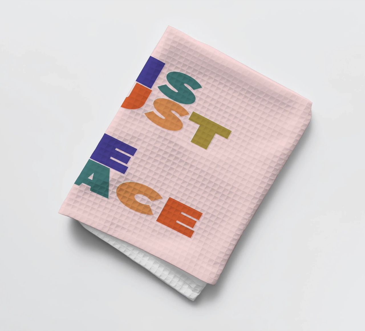 This Must Be The Place – Retro Chunky Typography Print torchon de showmemars