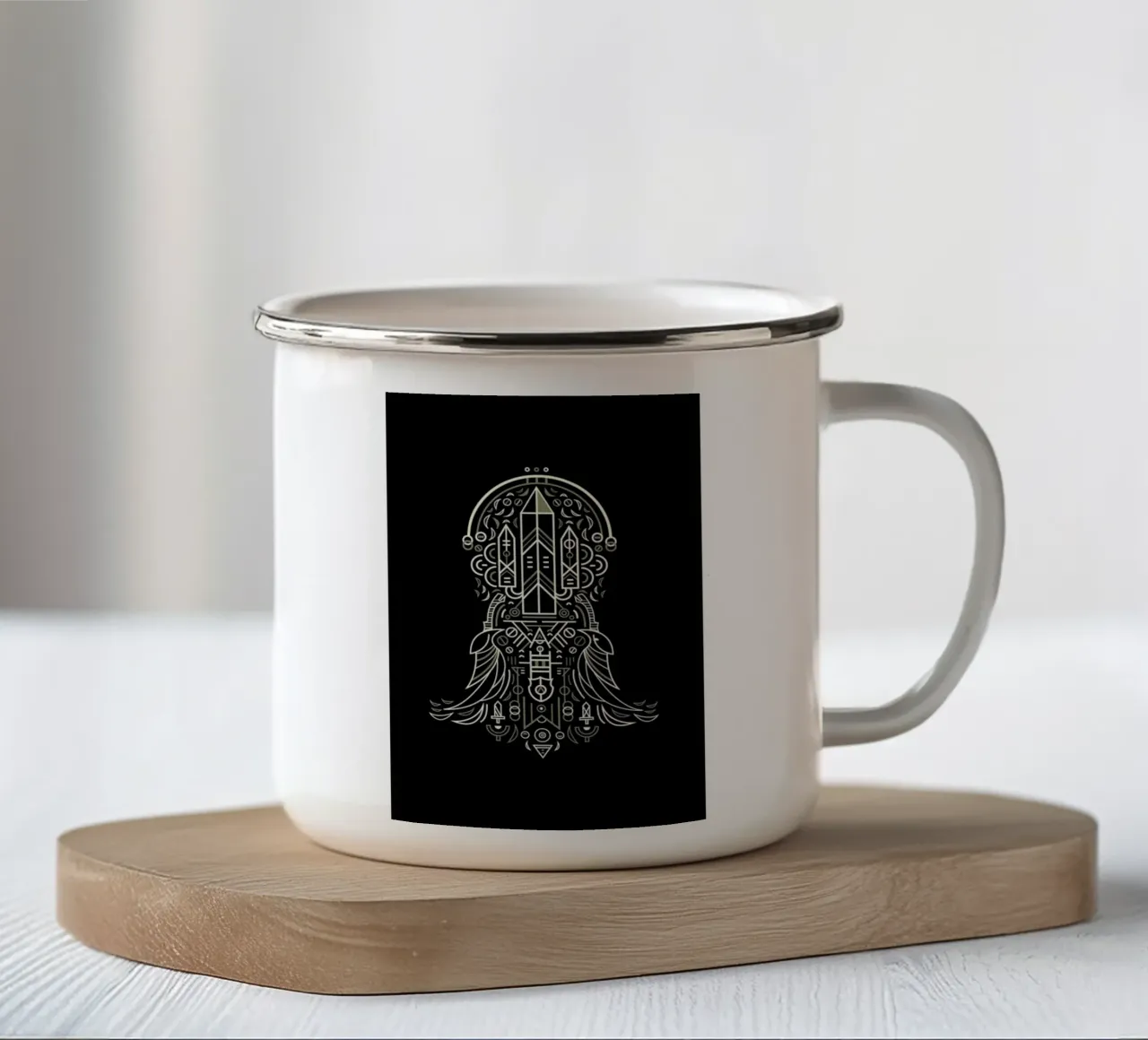 Eminence tazza in smalto da Petros Afshar