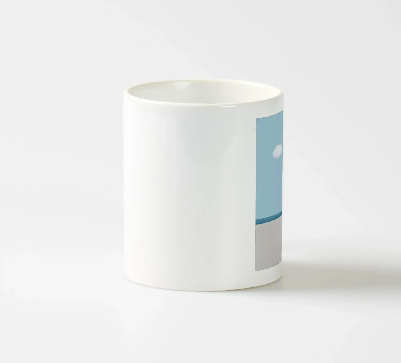 Beach Time ceramic mug by Rafael Burato