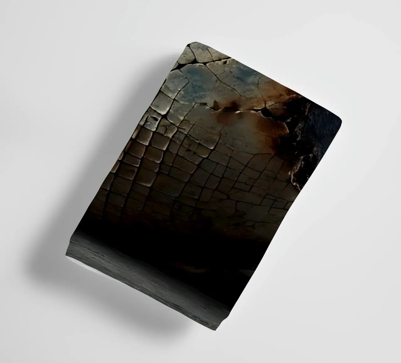 Artistieke Raku vaasmotieven met een opvallende structuur badhanddoek van scHio