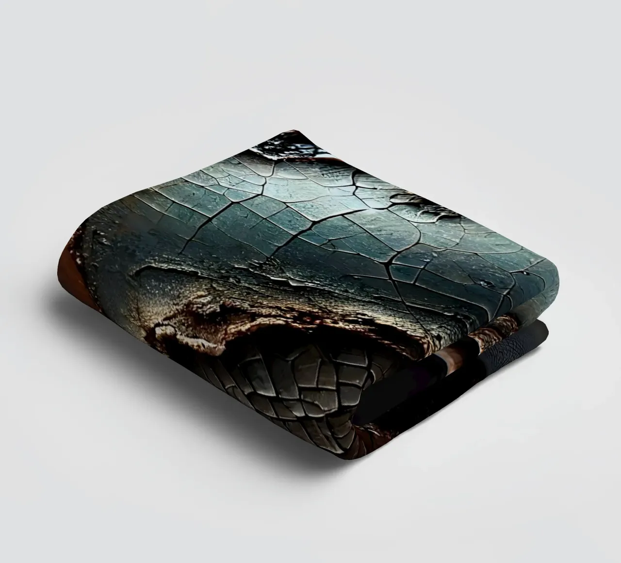 Artistic Raku vase motifs with a striking structure towel by scHio