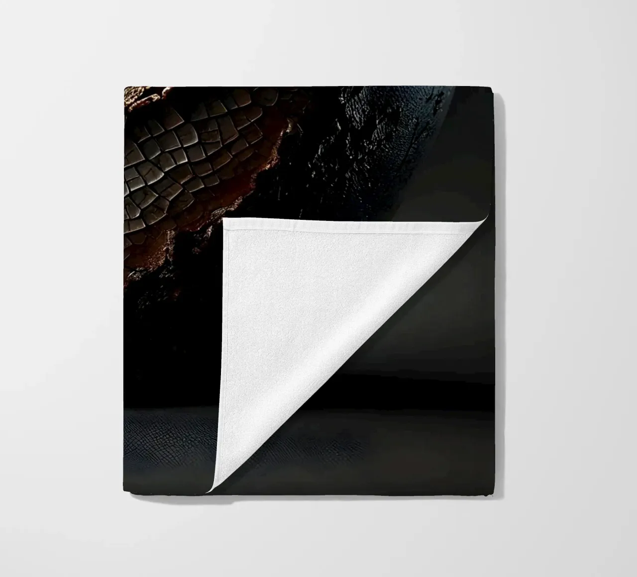 Artistic Raku vase motifs with a striking structure beach towel by scHio