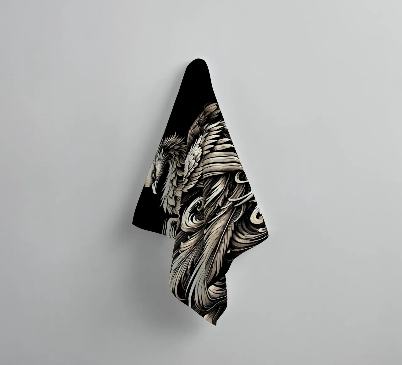Phoenix of immortality - Noble work of art towel by scHio
