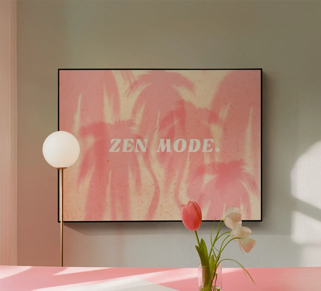 Zen Mode (Palm Edition) plexiglass da treechild