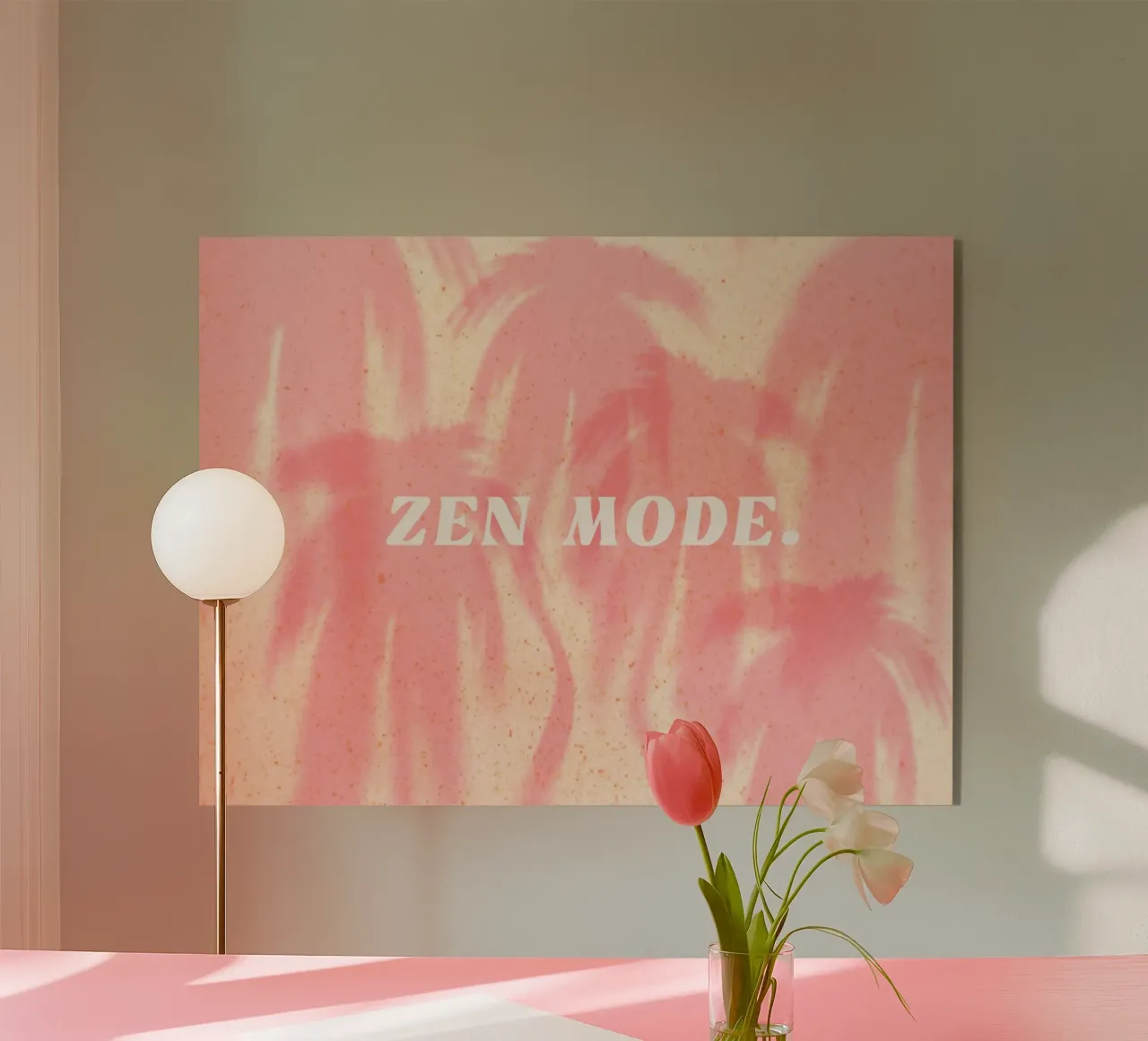 Zen Mode (Palm Edition) plexiglass da treechild