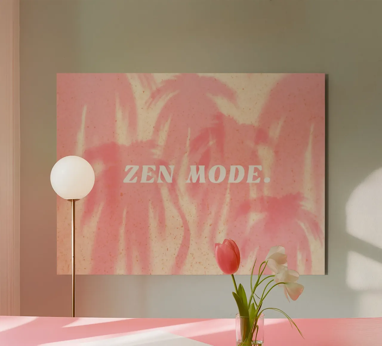 Zen Mode (Palm Edition) alluminio dibond da treechild