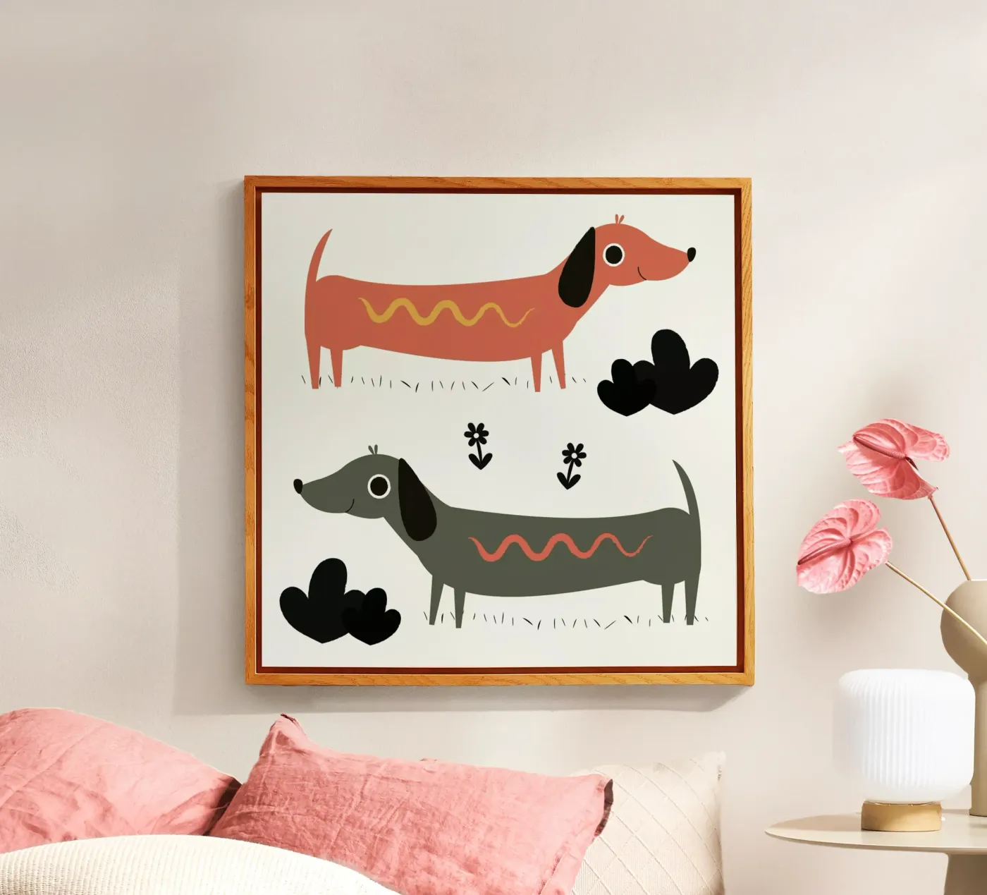 Wiener Dogs plexiglass da Karin Bijlsma