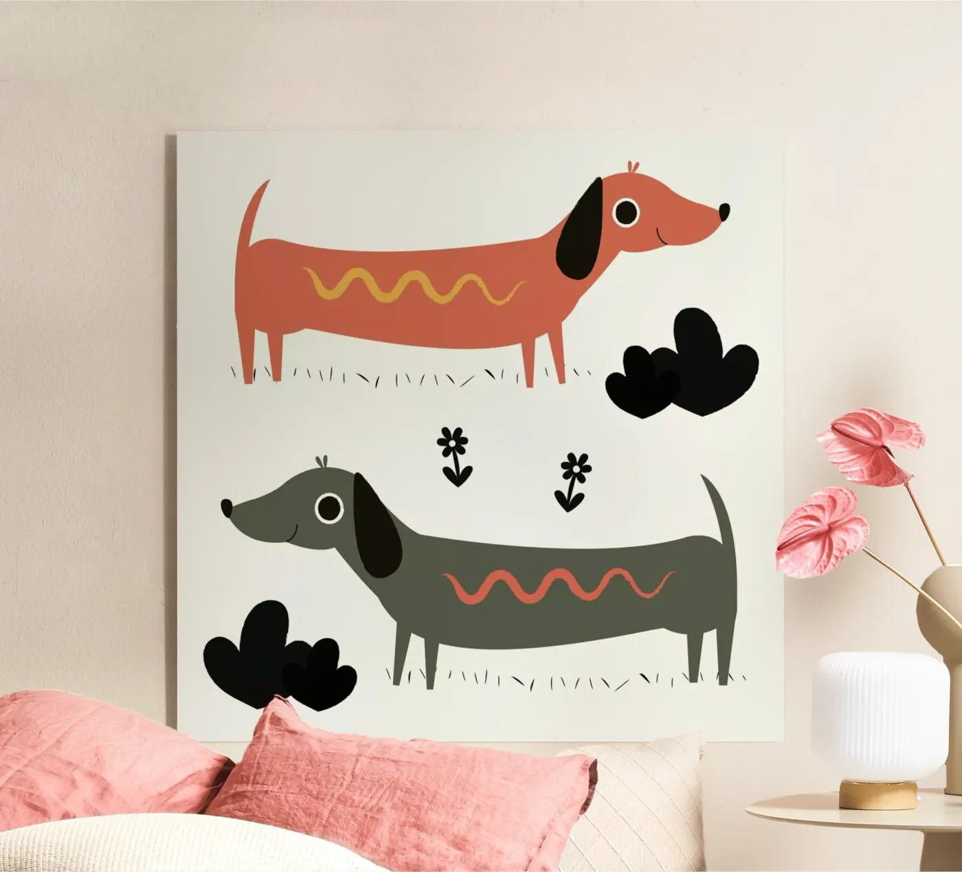 Wiener Dogs plexiglass da Karin Bijlsma