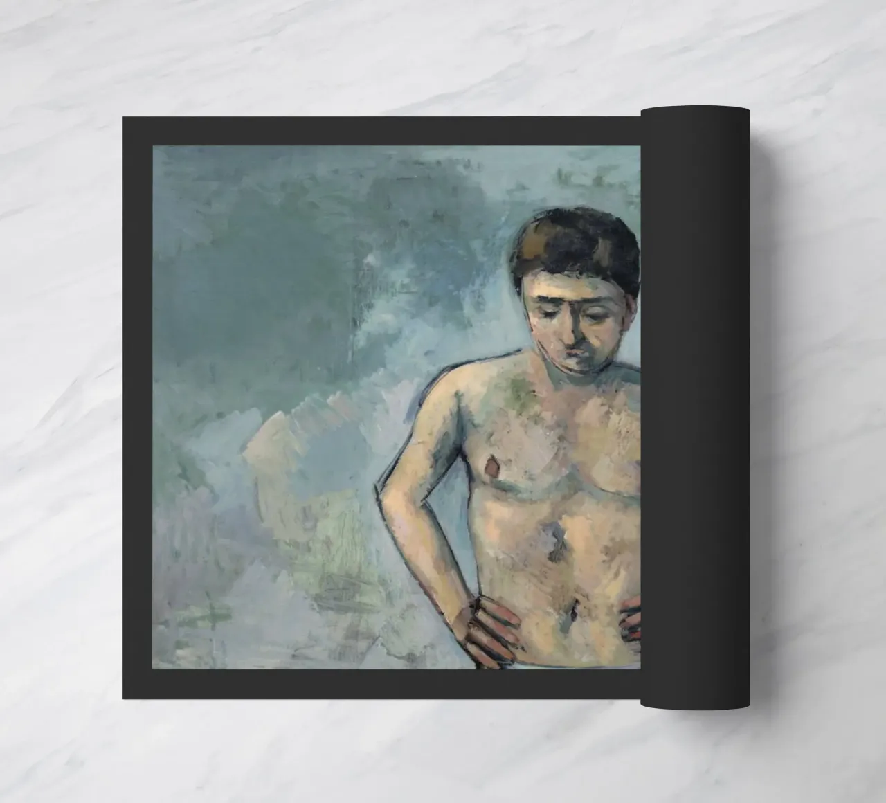Paul Cezanne - De bader deurmat van Timeless Artworks