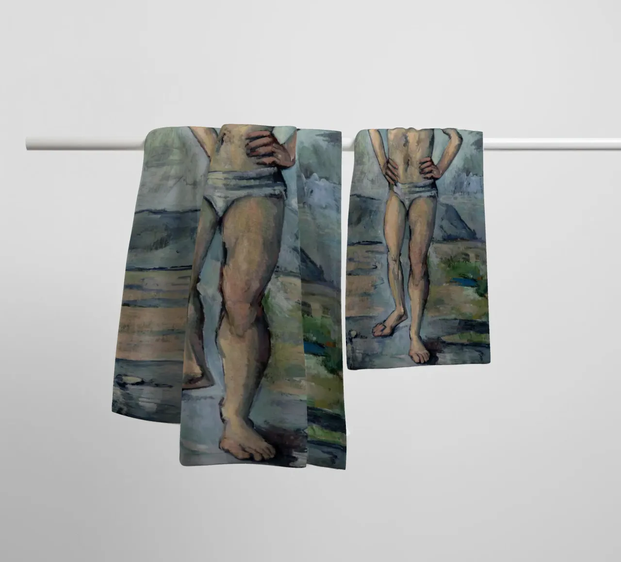 Paul Cezanne - De bader badhanddoek van Timeless Artworks