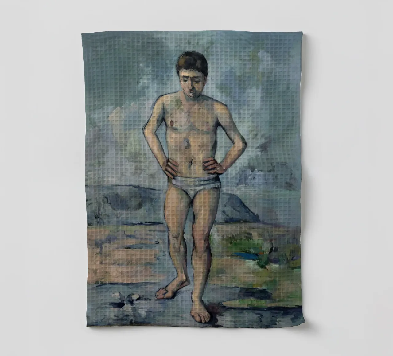 Paul Cezanne - De bader theedoek van Timeless Artworks